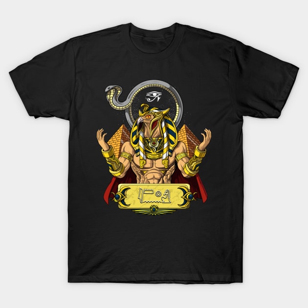 Egyptian God Ra T-Shirt by underheaven